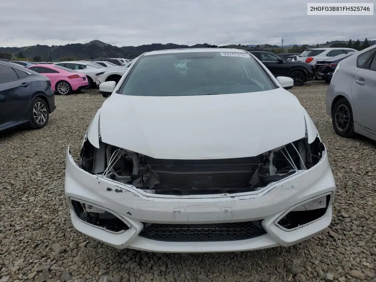 2HGFG3B81FH525746 2015 Honda Civic Ex