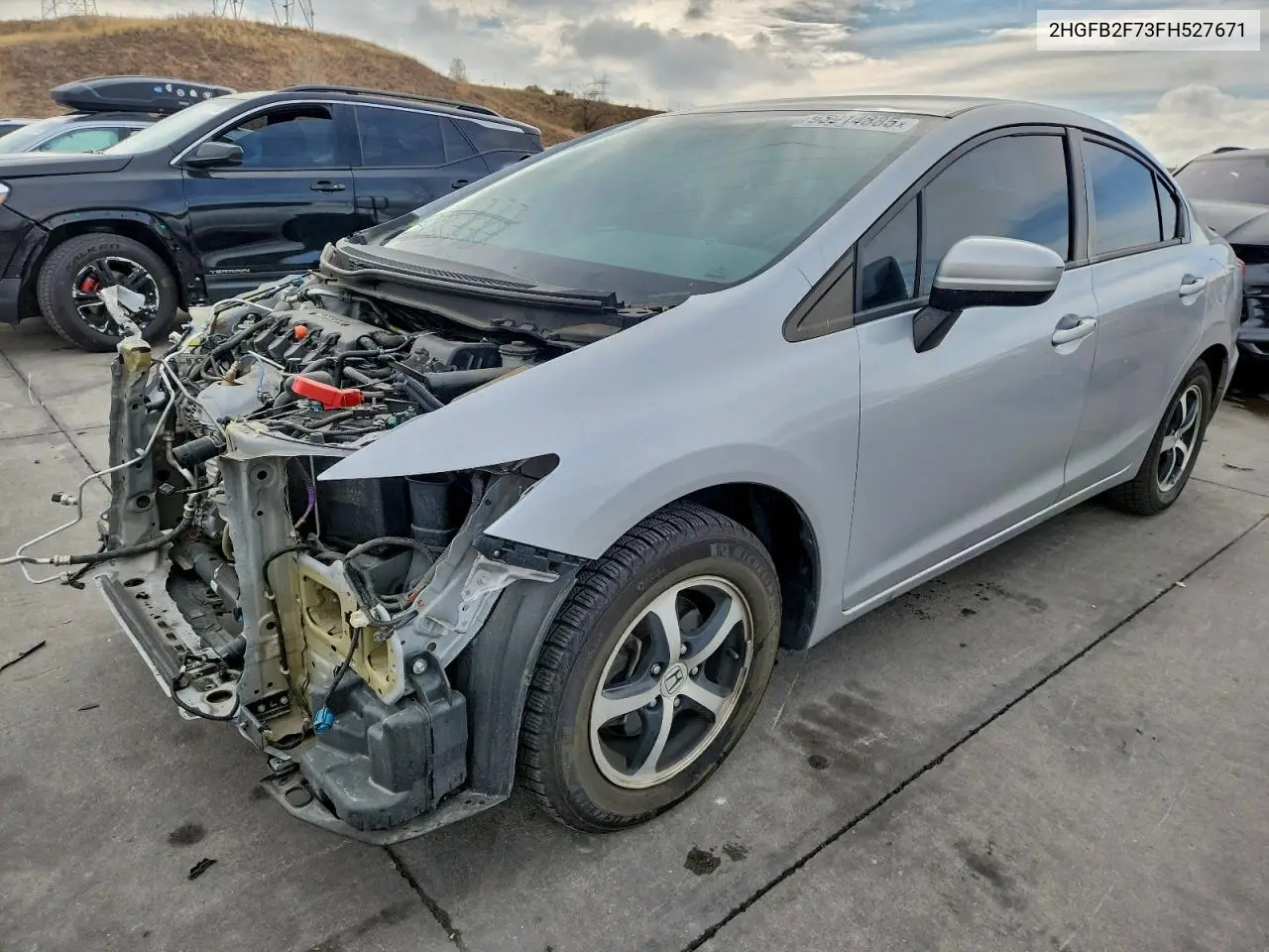 2HGFB2F73FH527671 2015 Honda Civic Se