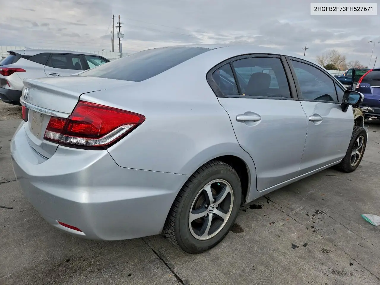 2HGFB2F73FH527671 2015 Honda Civic Se