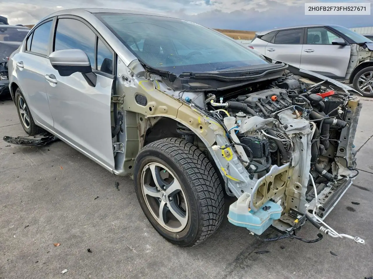 2HGFB2F73FH527671 2015 Honda Civic Se