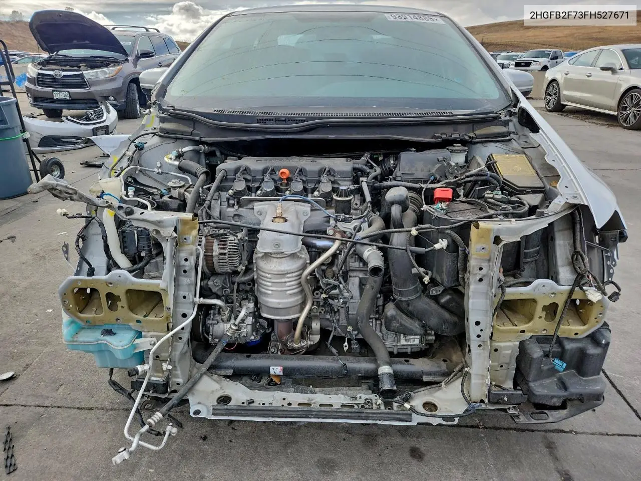 2HGFB2F73FH527671 2015 Honda Civic Se
