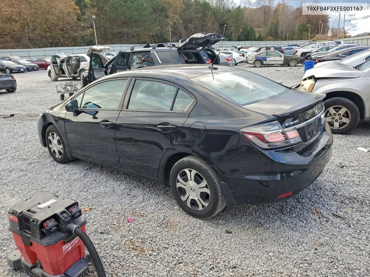 19XFB4F3XFE001167 2015 Honda Civic Hybrid L