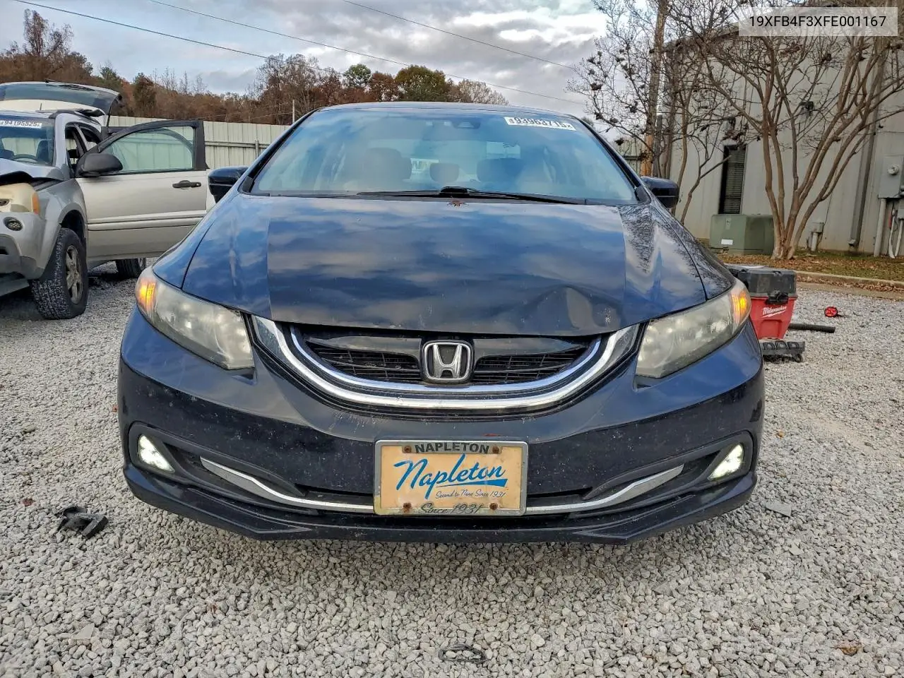 19XFB4F3XFE001167 2015 Honda Civic Hybrid L