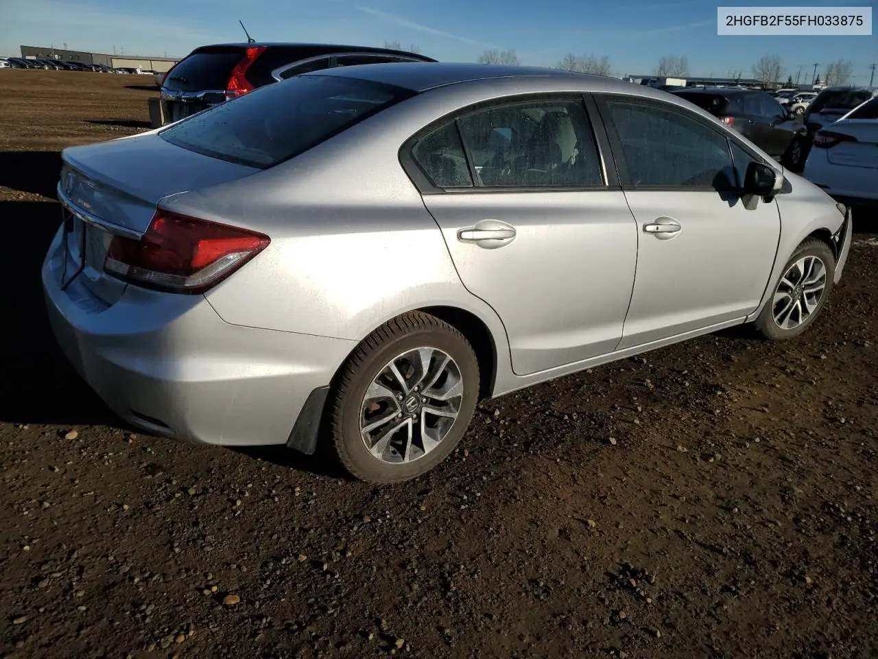 2HGFB2F55FH033875 2015 Honda Civic Lx