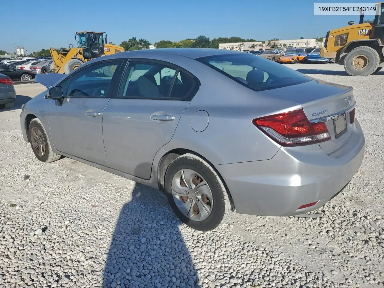 19XFB2F54FE243149 2015 Honda Civic Lx