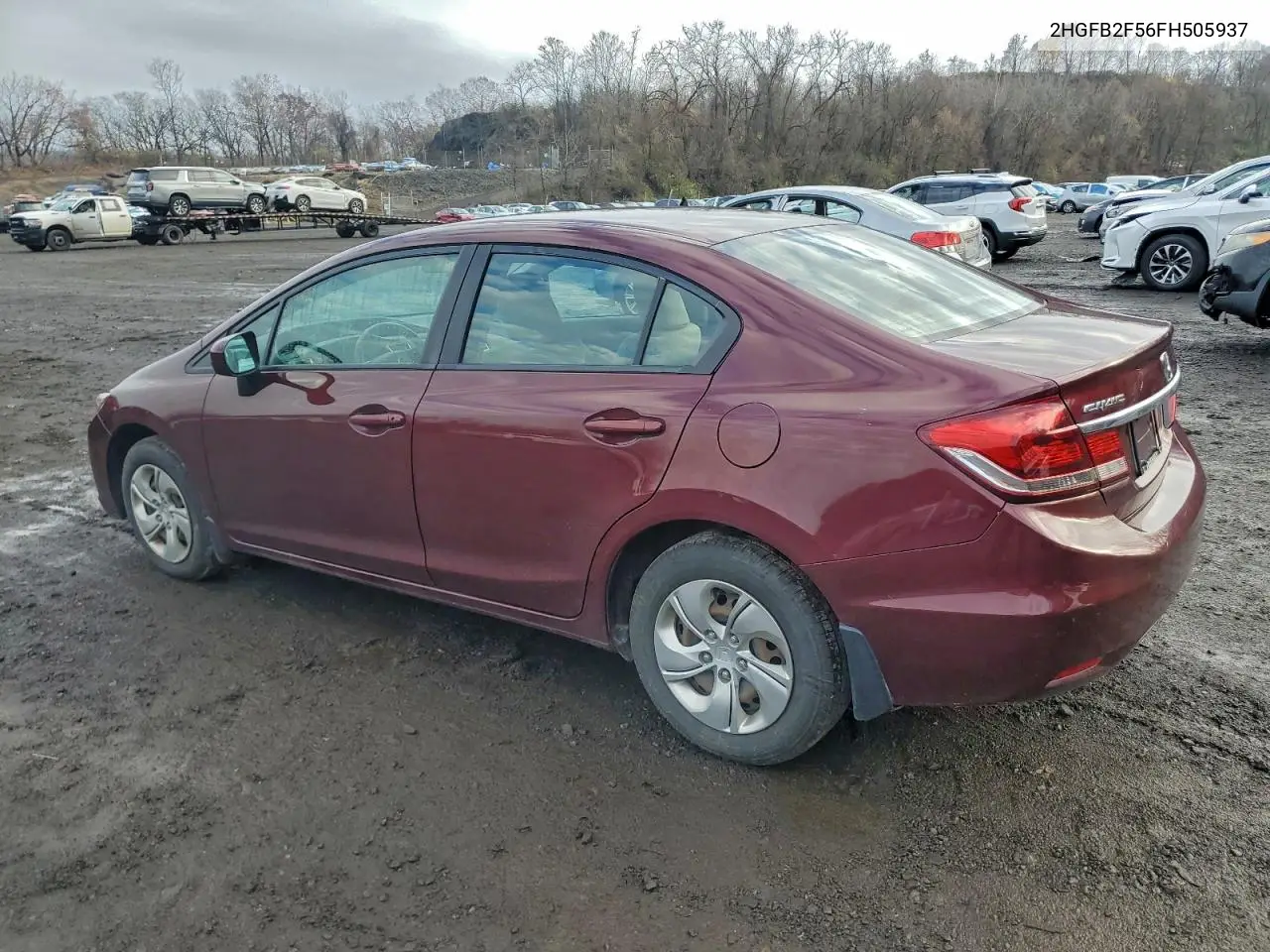 2HGFB2F56FH505937 2015 Honda Civic Lx