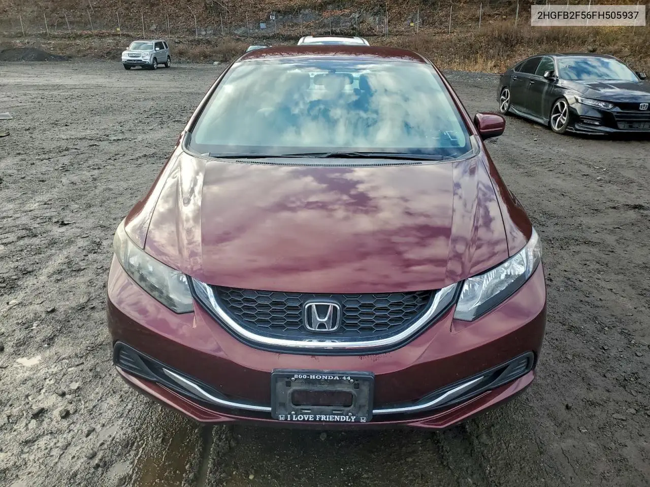 2HGFB2F56FH505937 2015 Honda Civic Lx