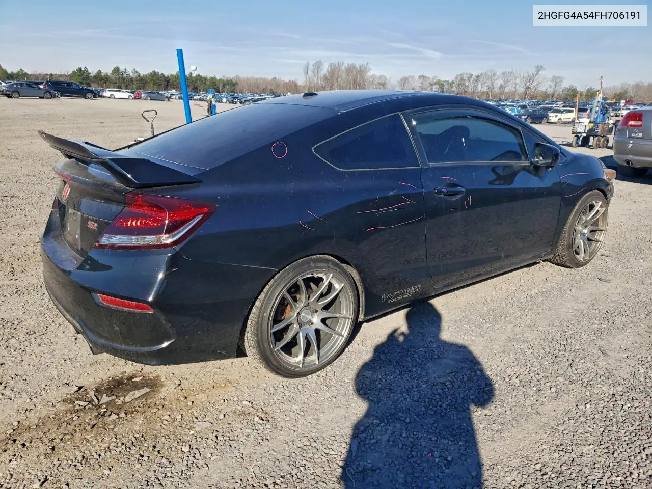 2HGFG4A54FH706191 2015 Honda Civic Si