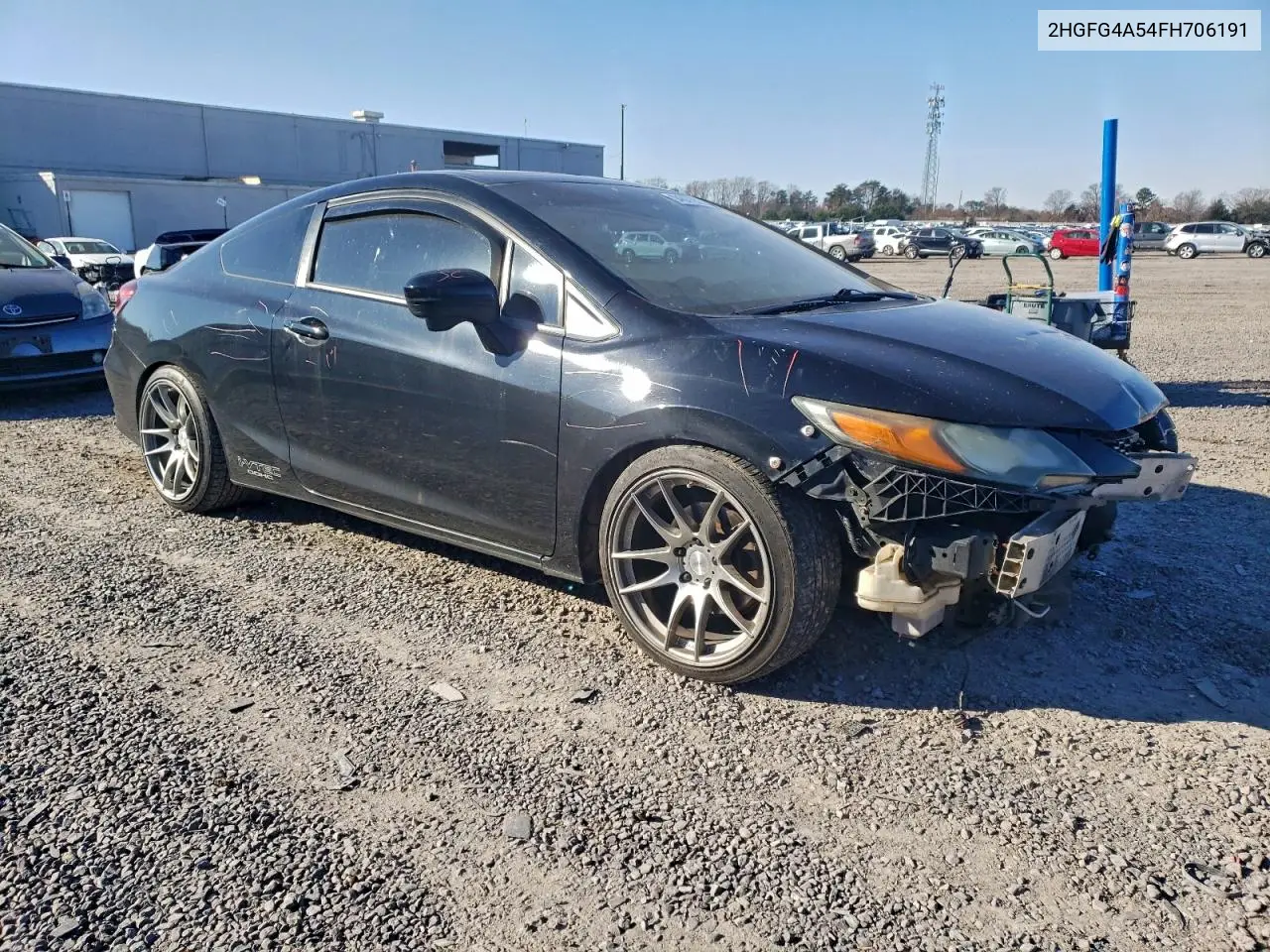 2HGFG4A54FH706191 2015 Honda Civic Si