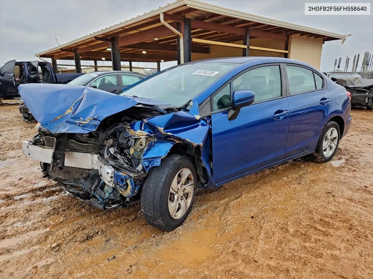 2HGFB2F56FH558640 2015 Honda Civic Lx