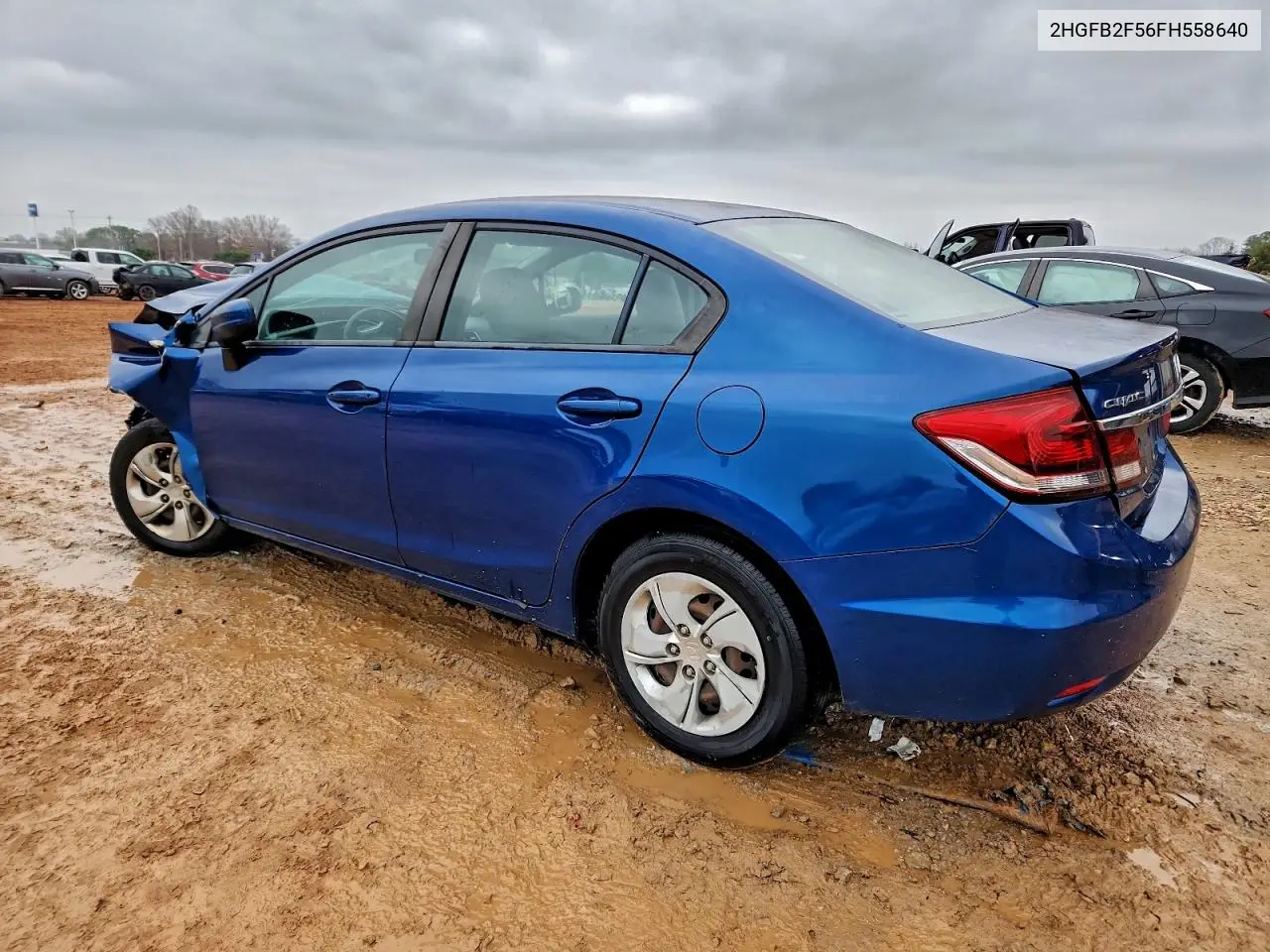 2HGFB2F56FH558640 2015 Honda Civic Lx