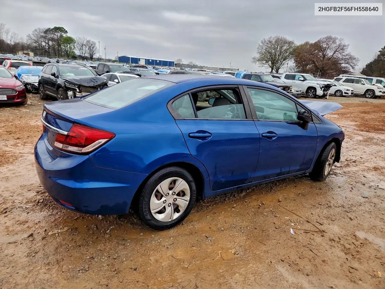 2HGFB2F56FH558640 2015 Honda Civic Lx