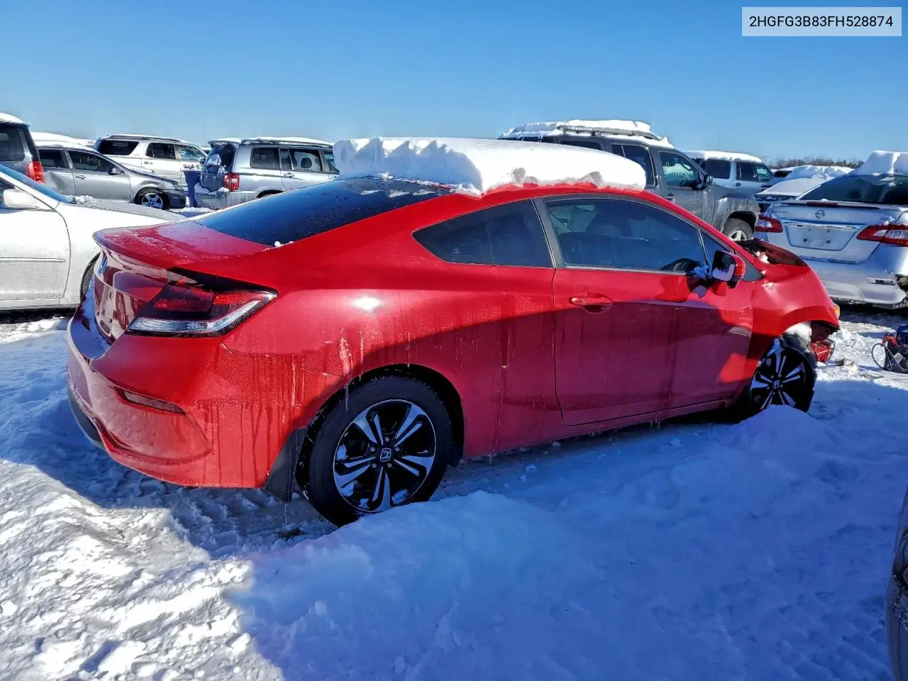 2HGFG3B83FH528874 2015 Honda Civic Ex