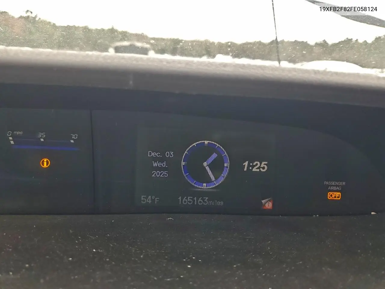 19XFB2F82FE058124 2015 Honda Civic Ex
