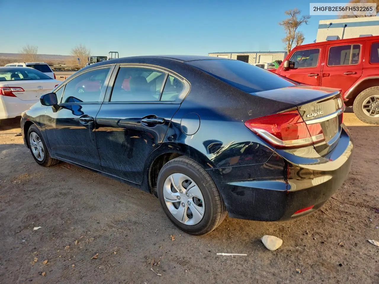 2HGFB2E56FH532265 2015 Honda Civic Lx