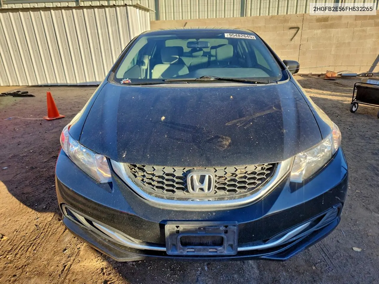 2HGFB2E56FH532265 2015 Honda Civic Lx
