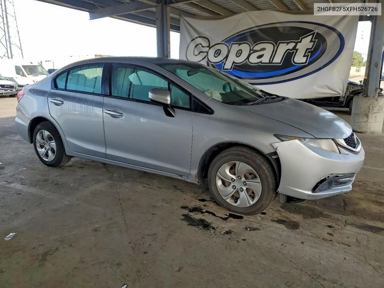 2HGFB2F5XFH526726 2015 Honda Civic Lx