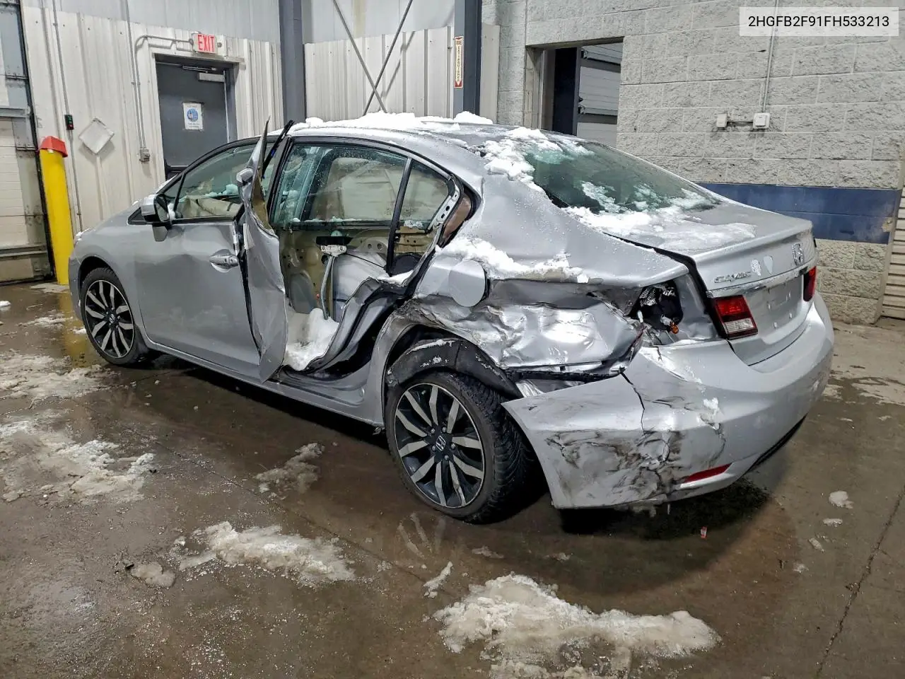 2HGFB2F91FH533213 2015 Honda Civic Exl