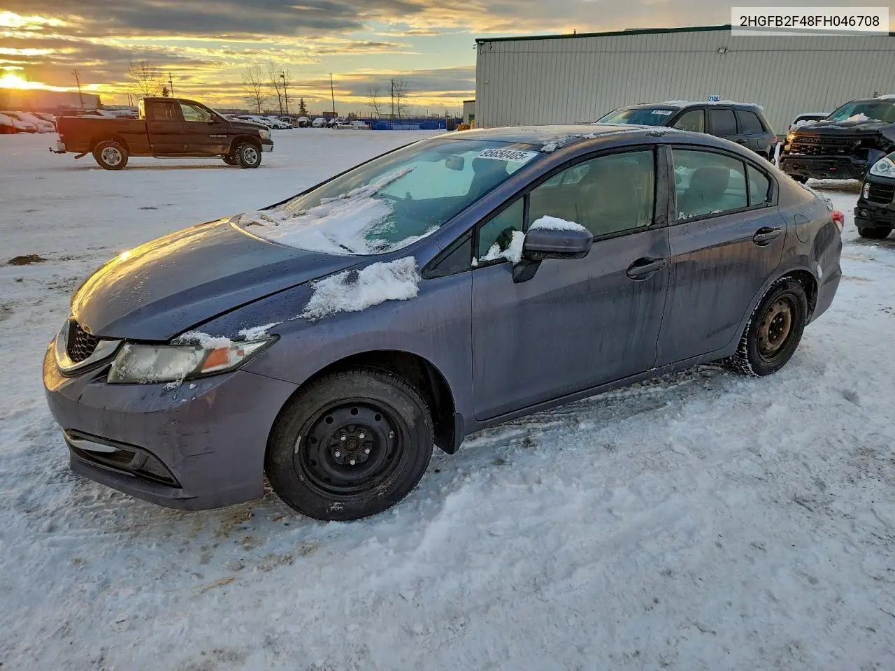 2HGFB2F48FH046708 2015 Honda Civic Lx
