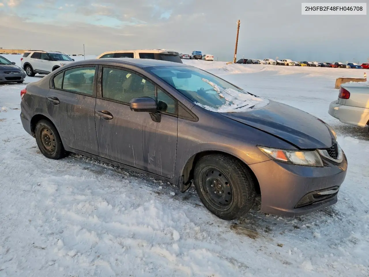 2HGFB2F48FH046708 2015 Honda Civic Lx