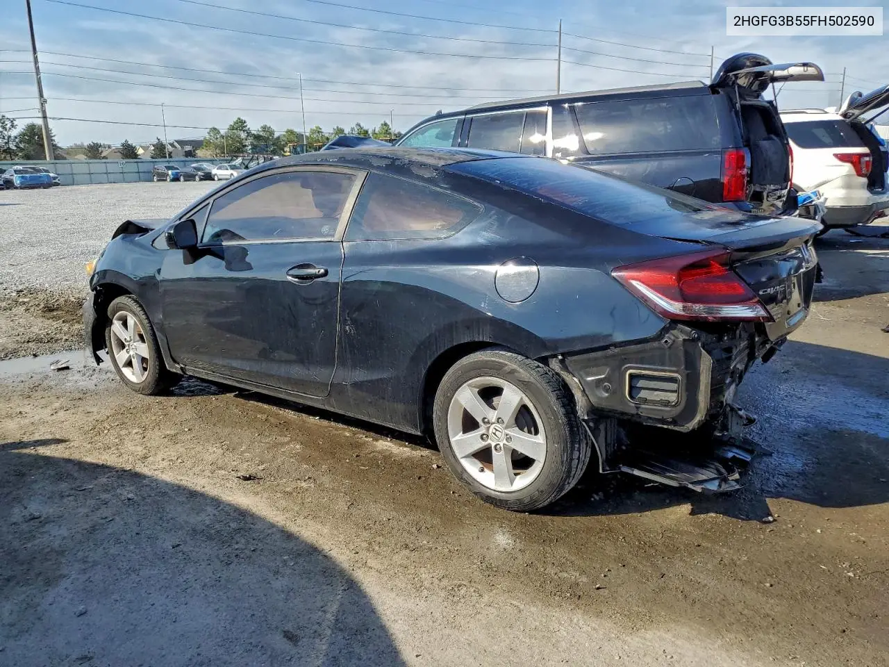 2HGFG3B55FH502590 2015 Honda Civic Lx