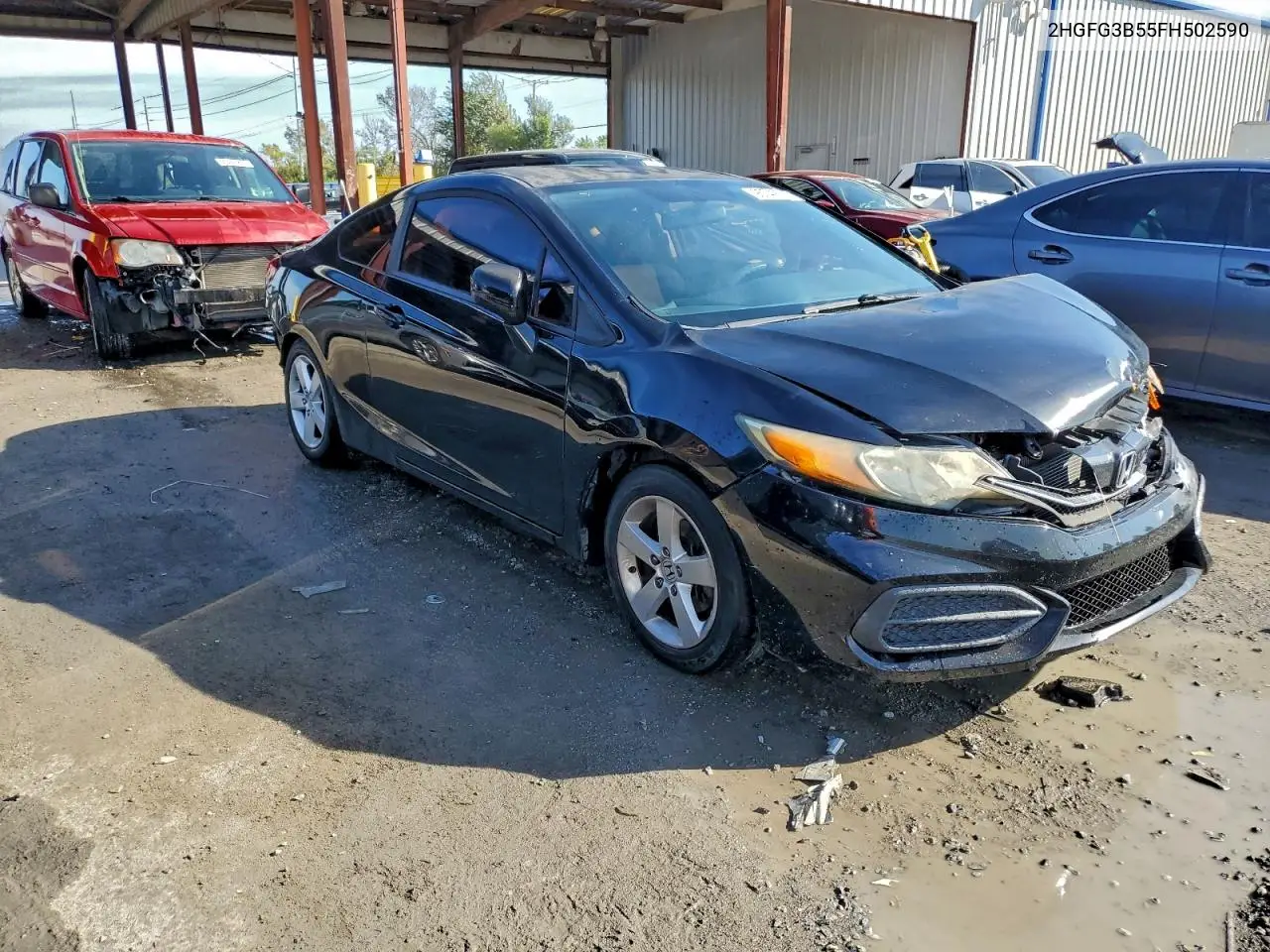 2HGFG3B55FH502590 2015 Honda Civic Lx
