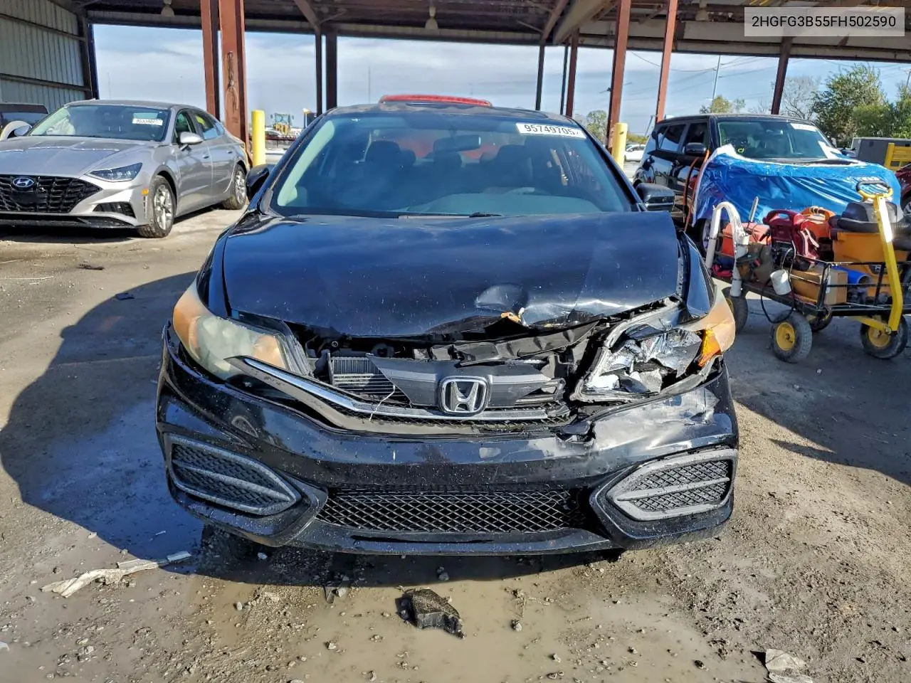 2HGFG3B55FH502590 2015 Honda Civic Lx