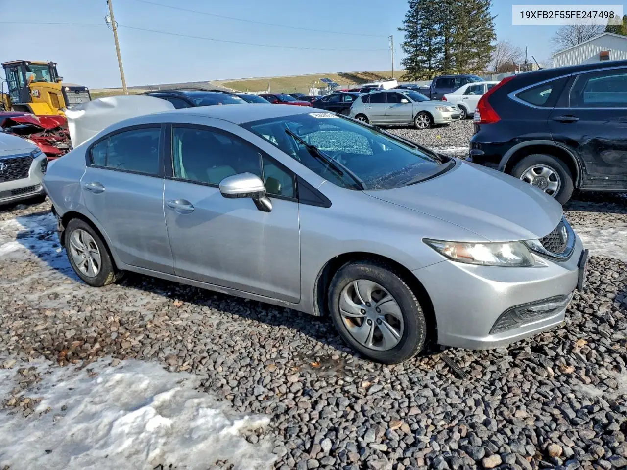 19XFB2F55FE247498 2015 Honda Civic Lx