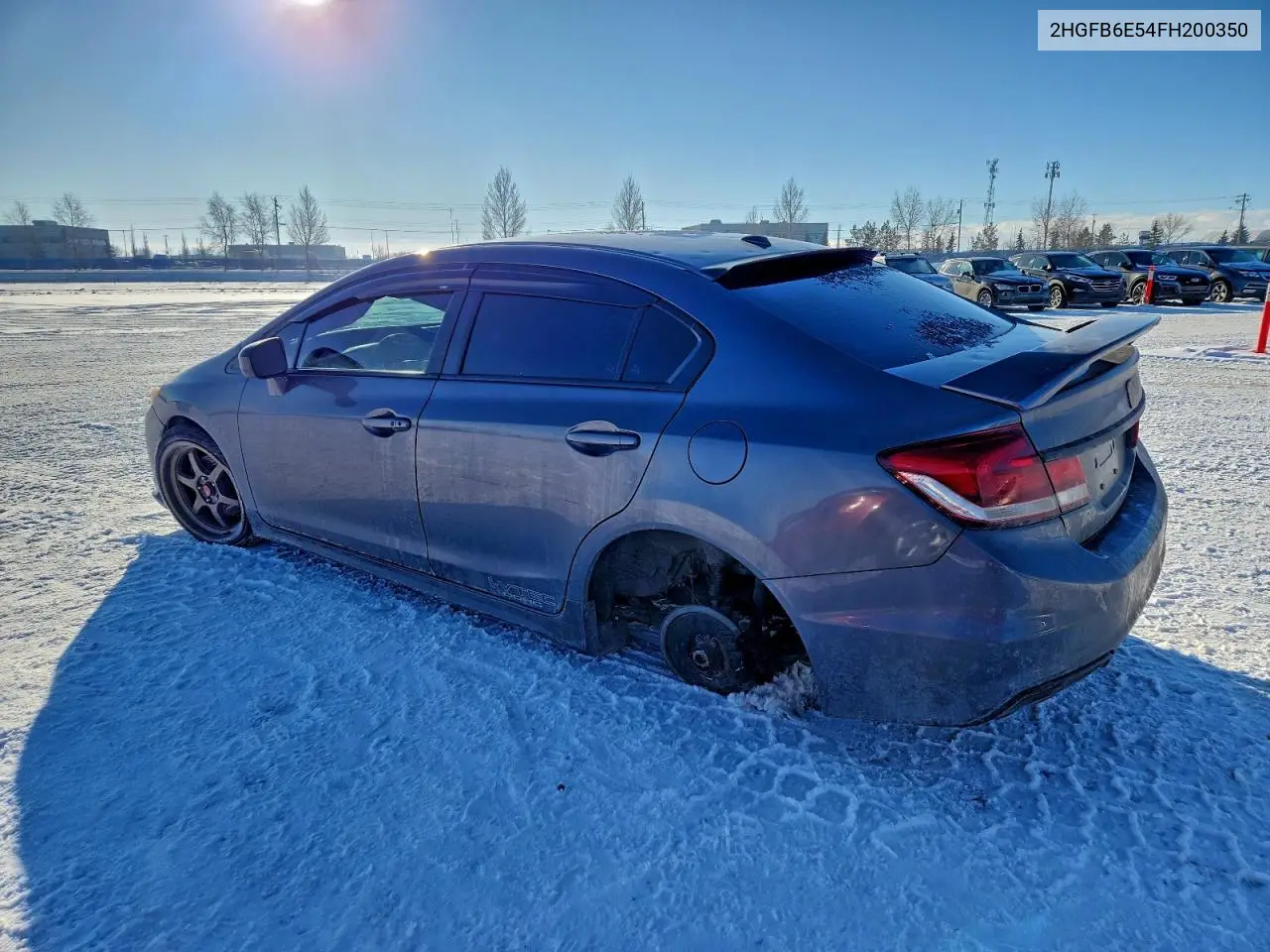 2HGFB6E54FH200350 2015 Honda Civic Si