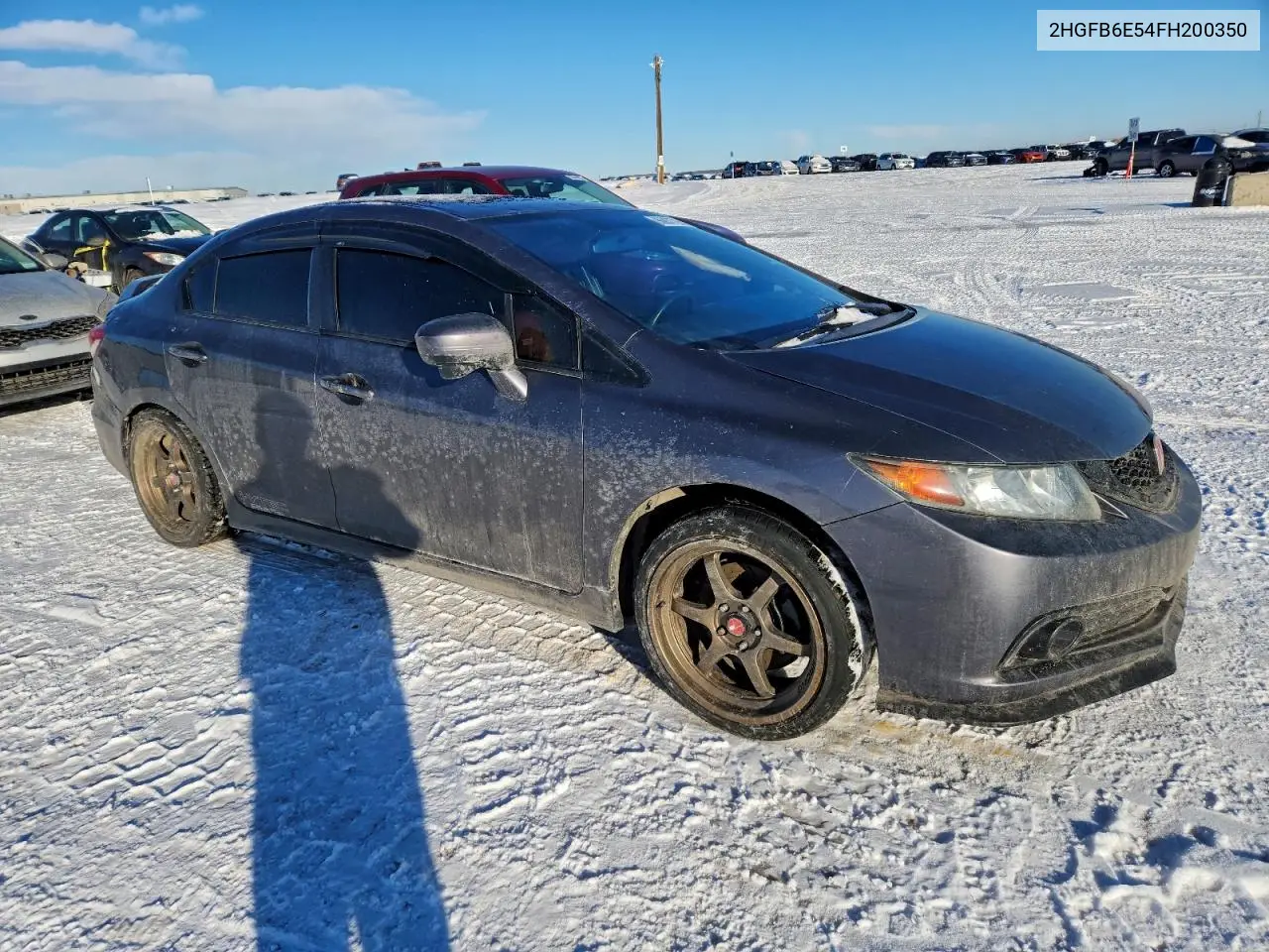 2HGFB6E54FH200350 2015 Honda Civic Si