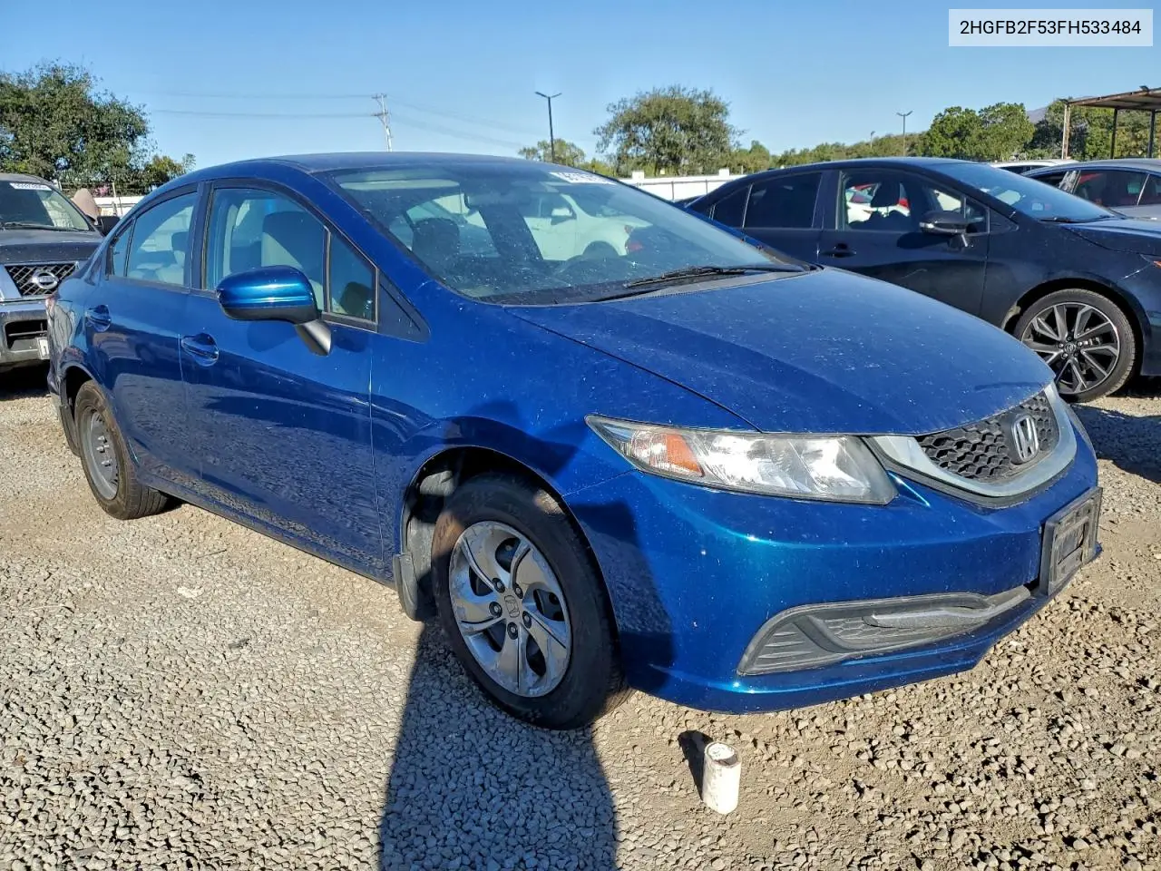2HGFB2F53FH533484 2015 Honda Civic Lx