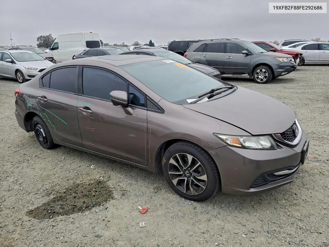 19XFB2F88FE292686 2015 Honda Civic Ex