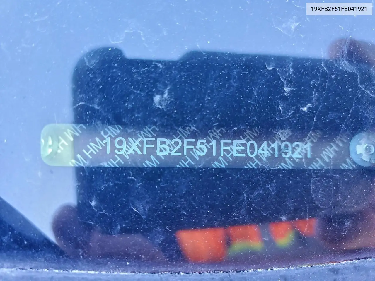 19XFB2F51FE041921 2015 Honda Civic Lx