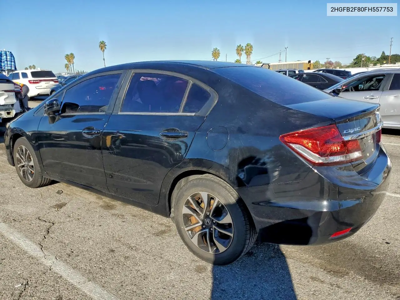 2HGFB2F80FH557753 2015 Honda Civic Ex