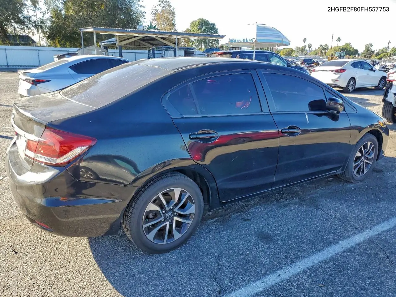 2HGFB2F80FH557753 2015 Honda Civic Ex