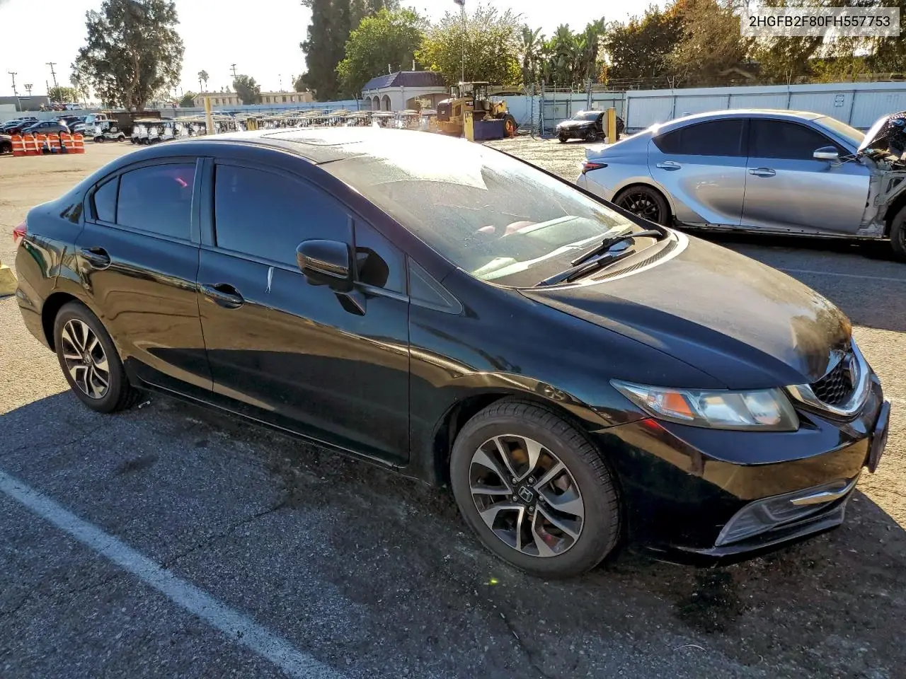 2HGFB2F80FH557753 2015 Honda Civic Ex