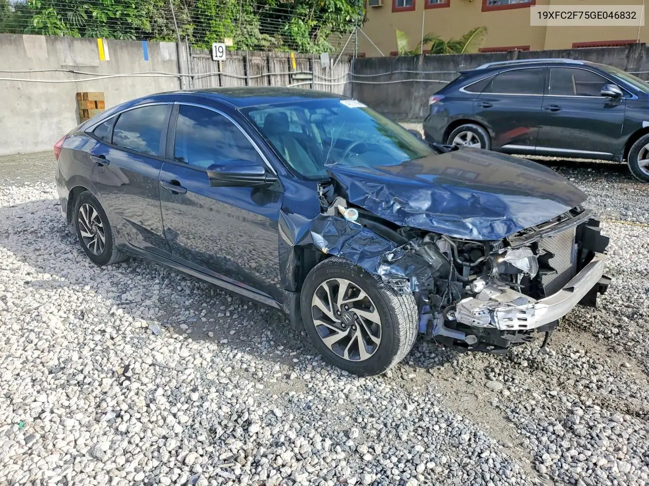 19XFC2F75GE046832 2016 Honda Civic Ex