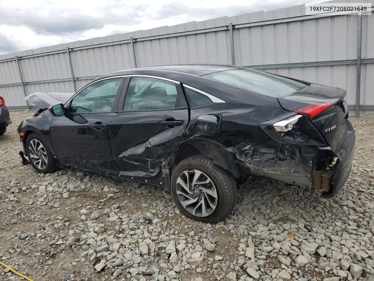 19XFC2F72GE021645 2016 Honda Civic Ex