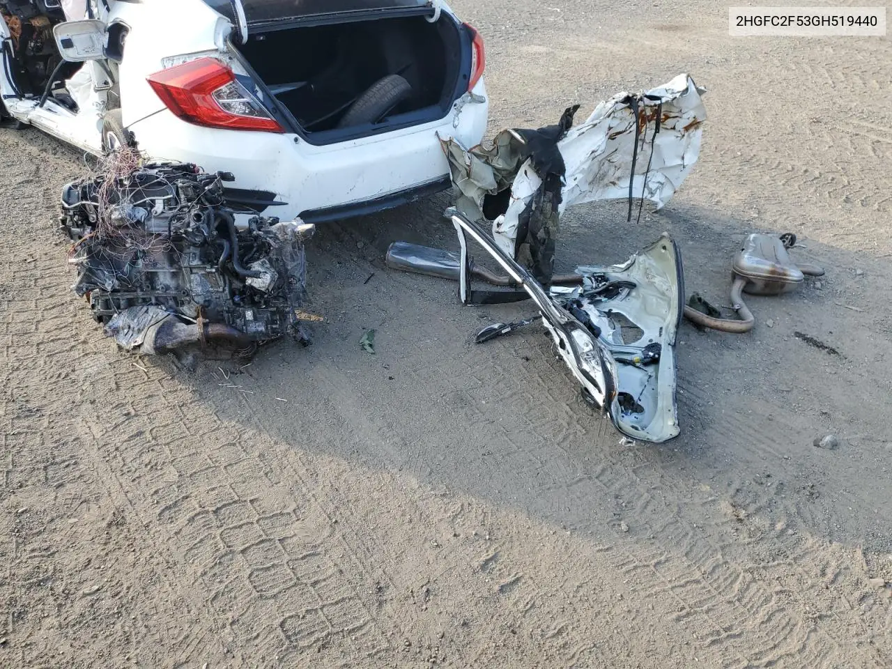 2HGFC2F53GH519440 2016 Honda Civic Lx