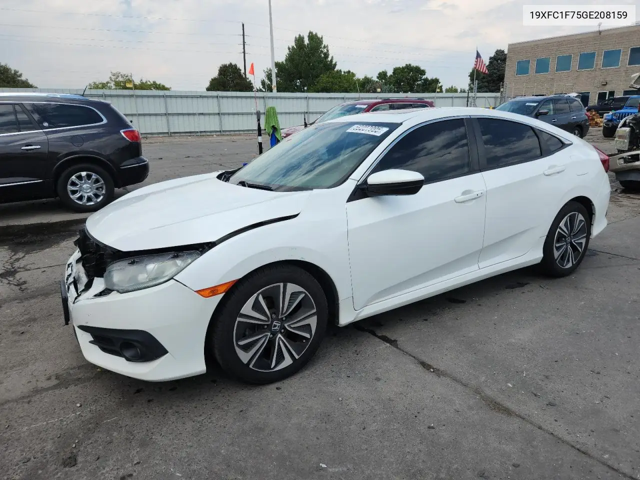 19XFC1F75GE208159 2016 Honda Civic Exl
