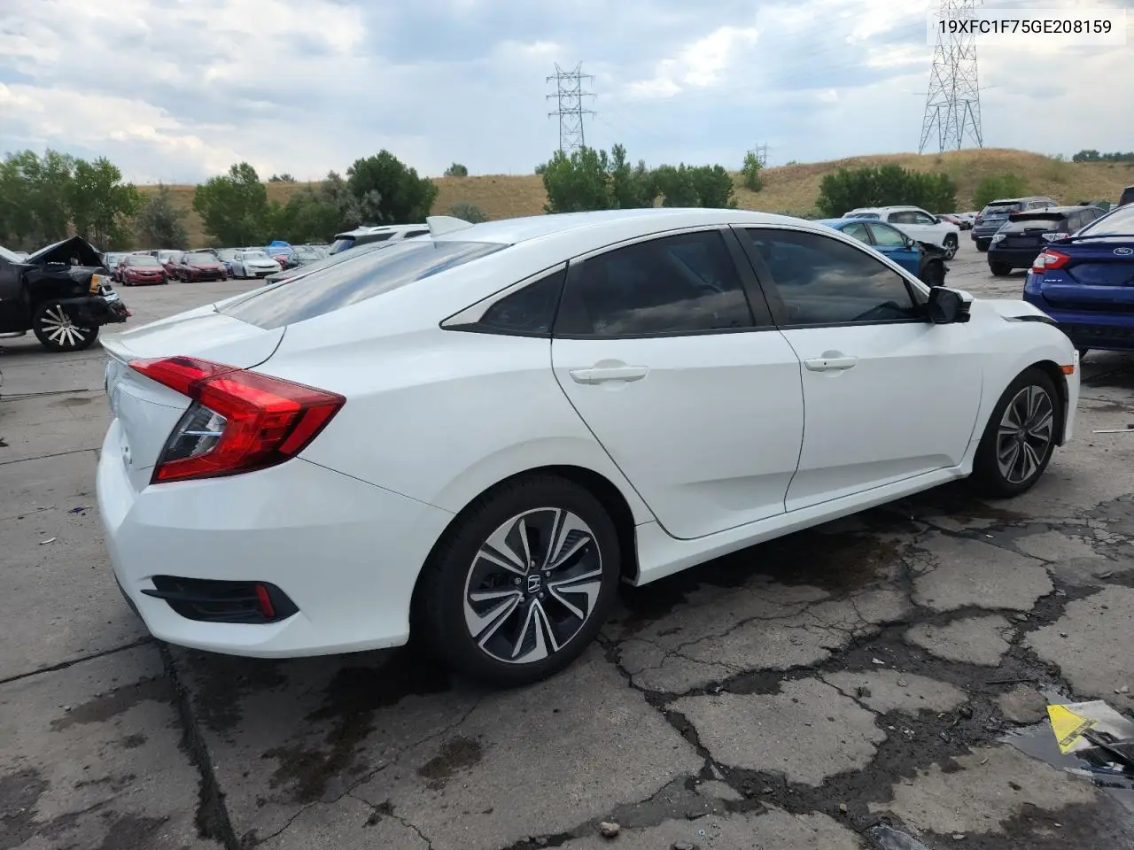 19XFC1F75GE208159 2016 Honda Civic Exl