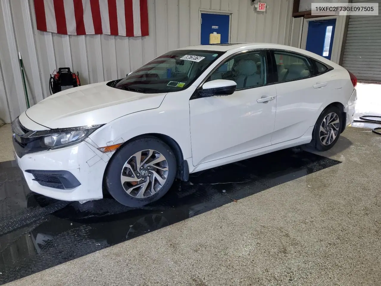 19XFC2F73GE097505 2016 Honda Civic Ex