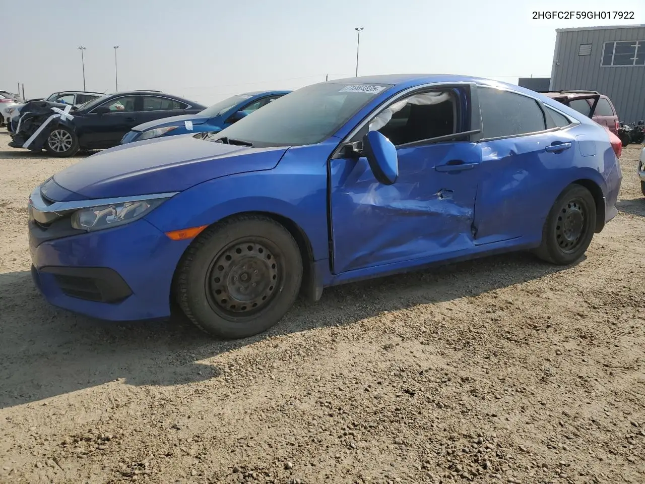 2HGFC2F59GH017922 2016 Honda Civic Lx
