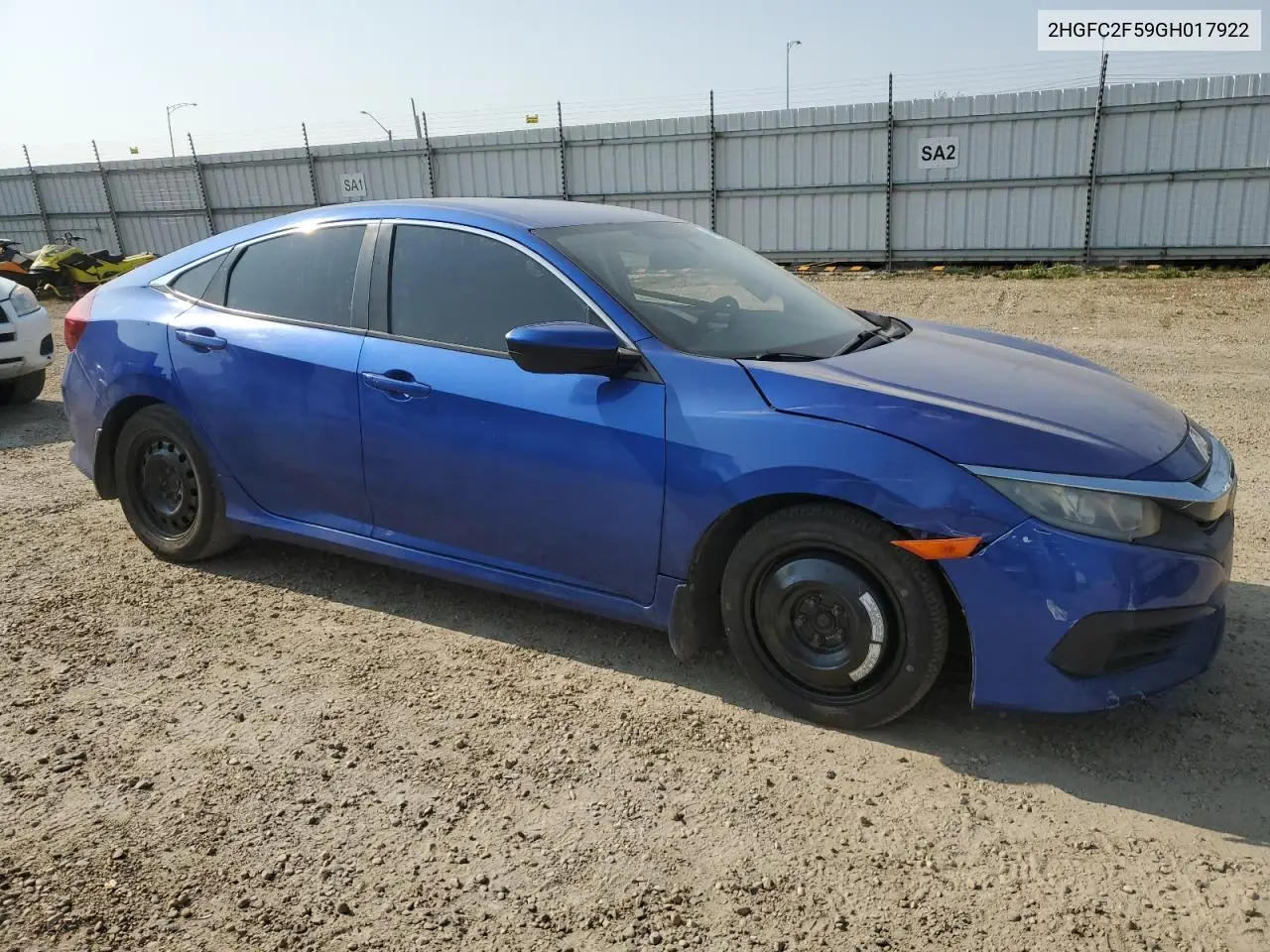 2HGFC2F59GH017922 2016 Honda Civic Lx