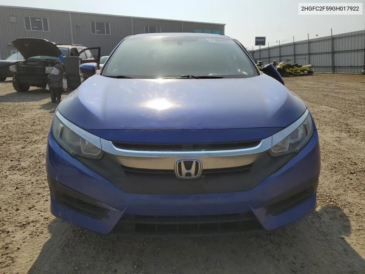 2HGFC2F59GH017922 2016 Honda Civic Lx
