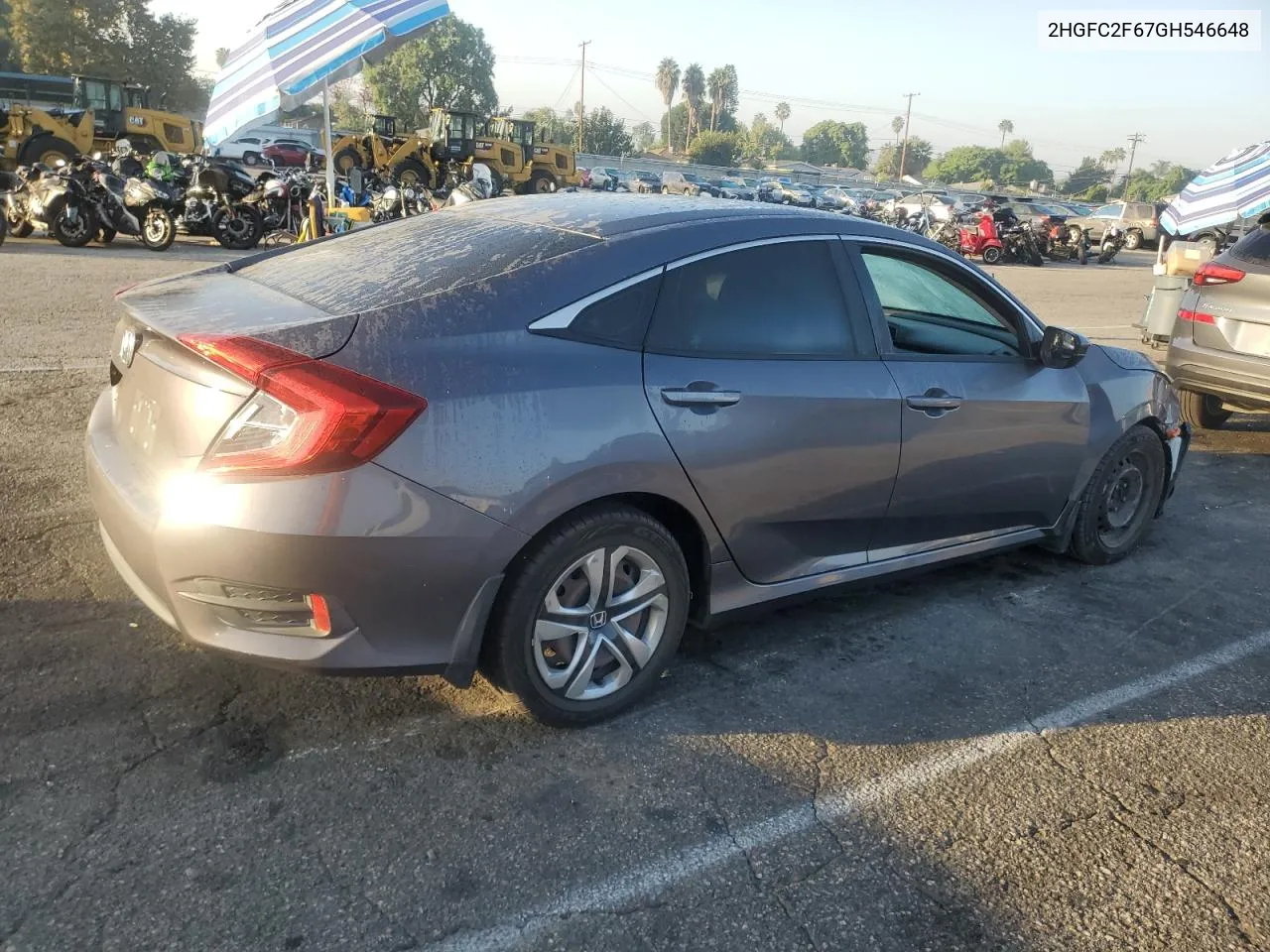 2HGFC2F67GH546648 2016 Honda Civic Lx