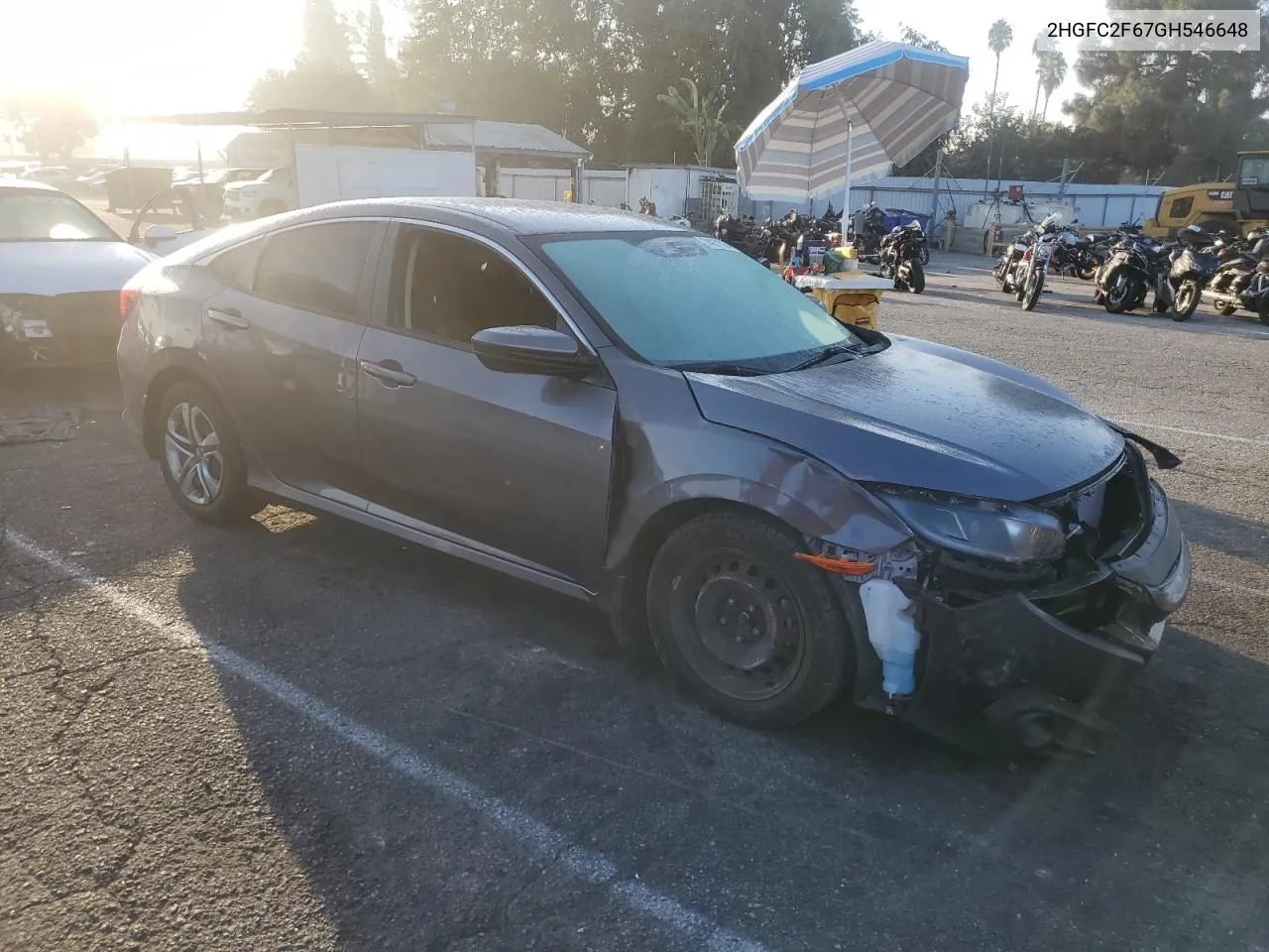 2HGFC2F67GH546648 2016 Honda Civic Lx