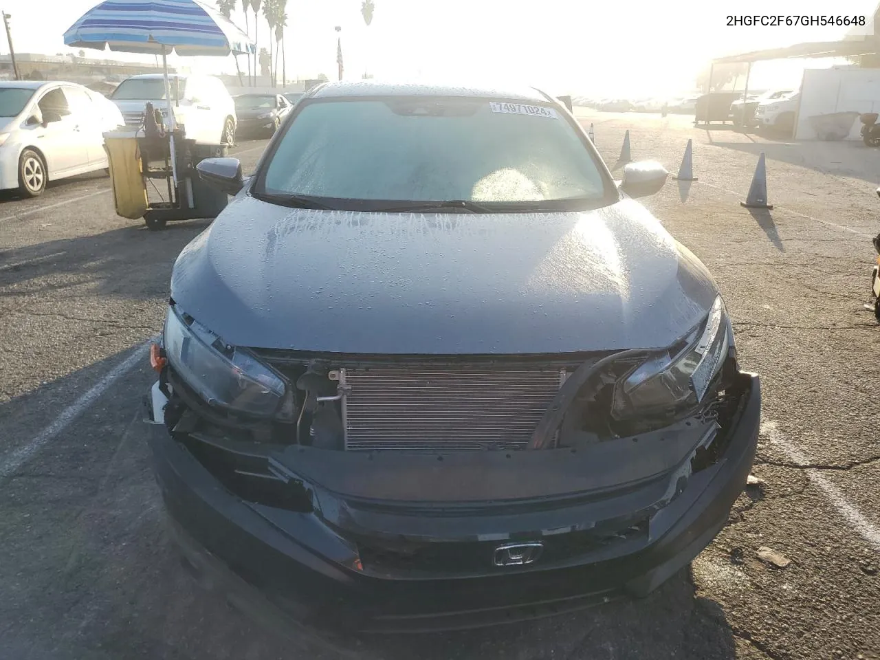 2HGFC2F67GH546648 2016 Honda Civic Lx