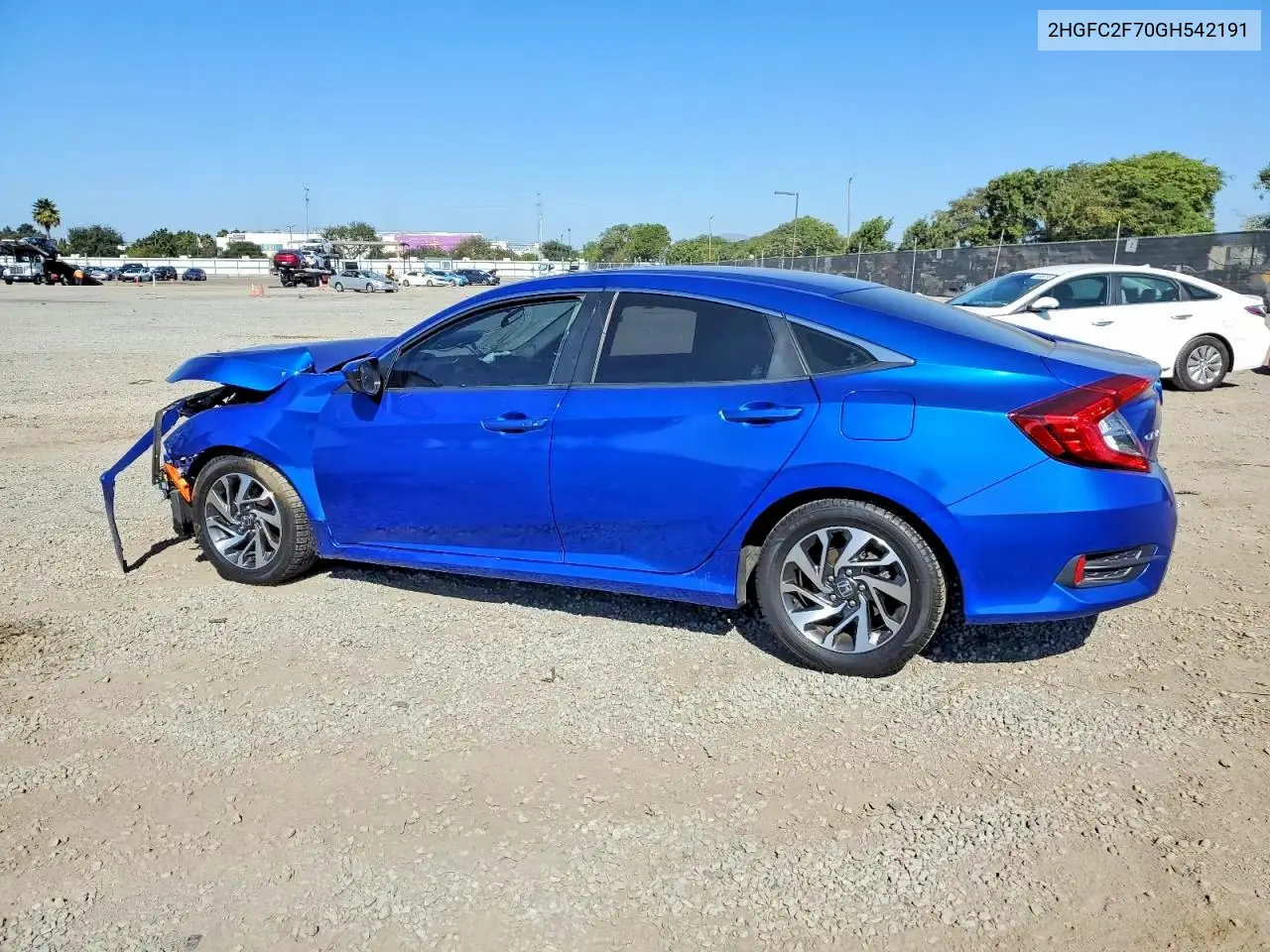 2HGFC2F70GH542191 2016 Honda Civic Ex