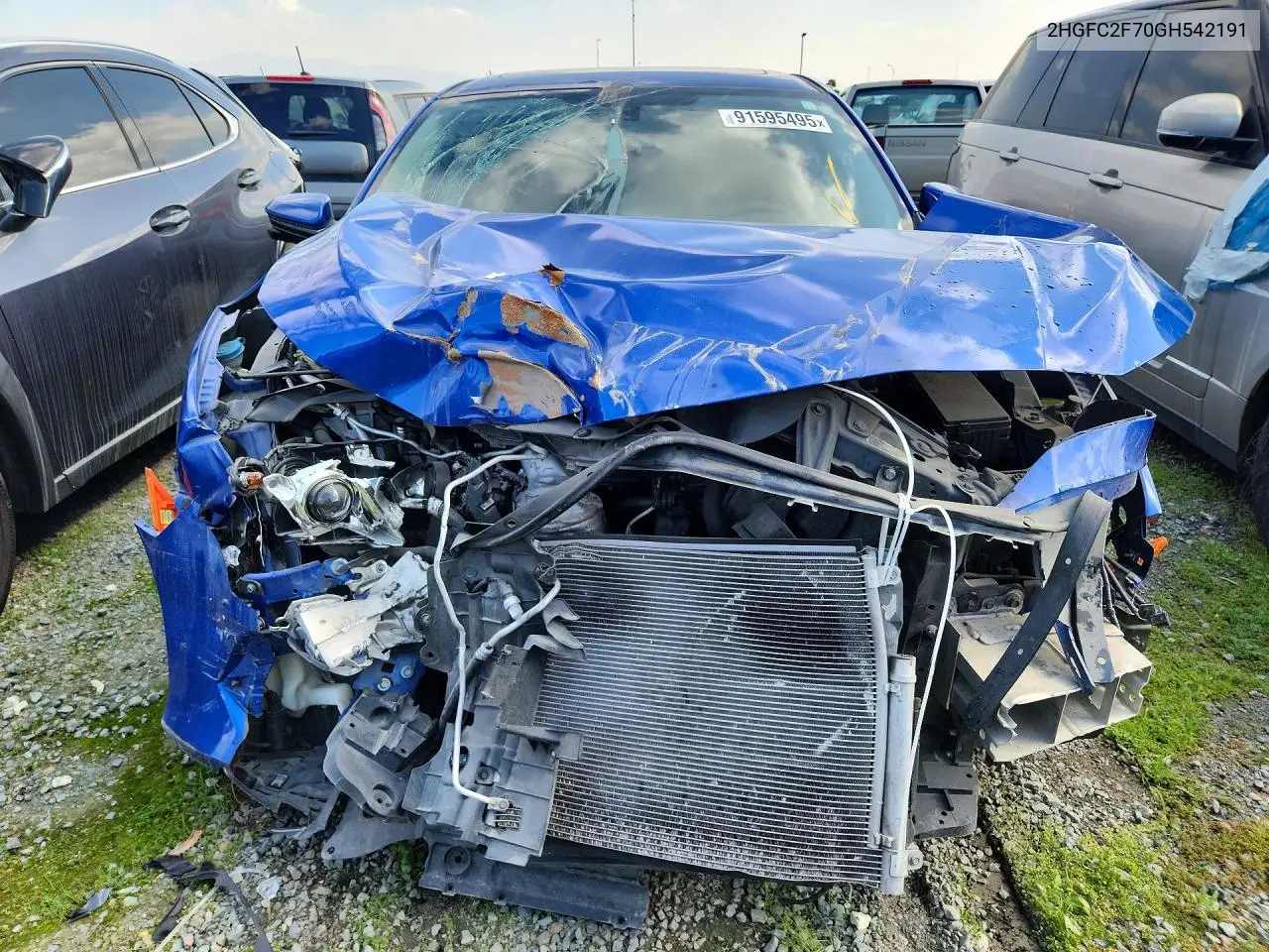 2HGFC2F70GH542191 2016 Honda Civic Ex